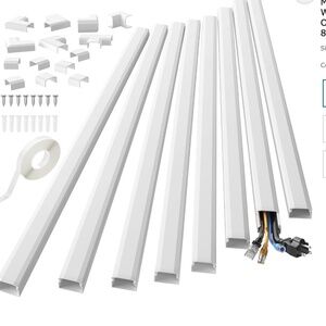 Cable management cord cover/hide kit (Large, Paintable) NEW IN BOX